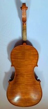 4/4 violin flame maple back rib neck spruce top Unassembled new 02