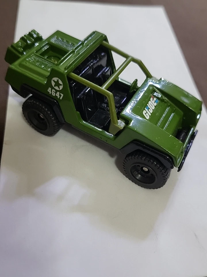Jeep GI Joe Vintage 1983 Hasbro Aviva Die Cast Vamp Attack modelo a escala 3” Hong K Foto 3 de 4