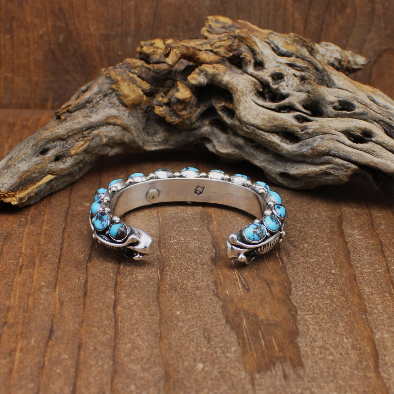 Sterling Silver Triangle Wire Cuff Bracelet with … - image 4