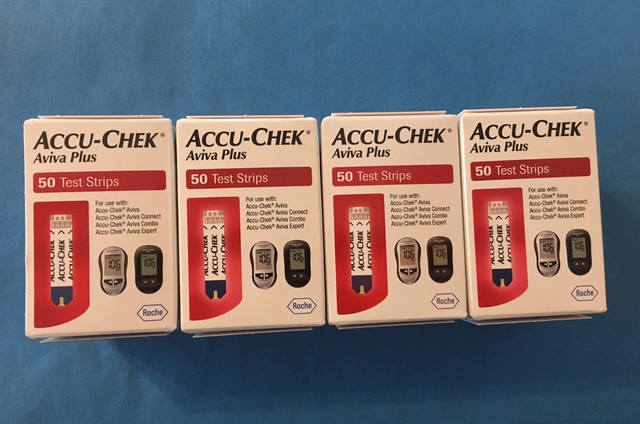 Accu-Chek Aviva Plus Blood Glucose Diabetic Test Strips ...