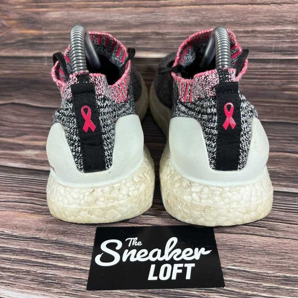 Adidas Ultraboost X Shock Pink Breast Cancer Edition Athletic Shoes Size 8.5 - Image 4 of 4