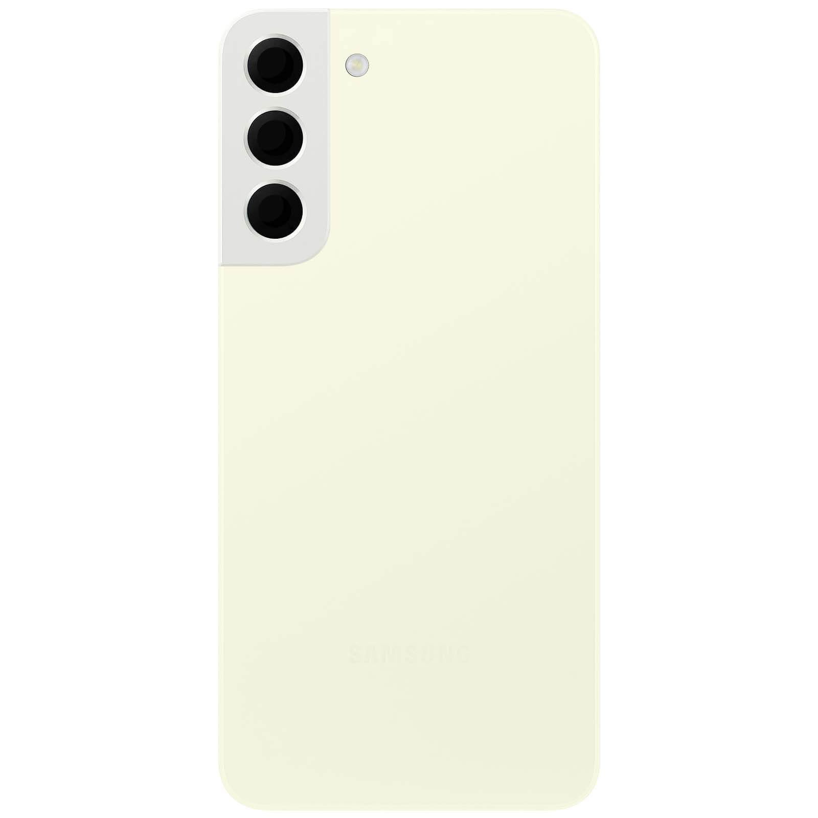 Dos en verre haut de gamme pour Samsung Galaxy S22 Service Pack Doré