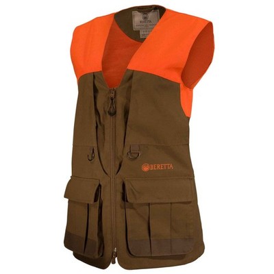 Beretta Women's Retriever Hunting Vest Tobacco Blaze Orange (GD322T16510850)
