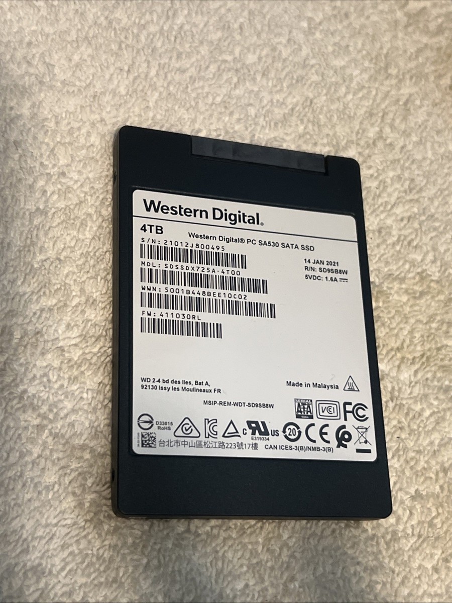 専用Western Digital 4TB SA530 SATA SSD⑤ 専用Western Digital 4TB SA530 SATA SSD 【公式通販】