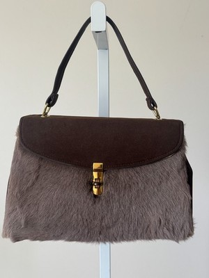 LISPEER TRADING Original Kangaroo Hide Classic Bag Purse Retro Vtg NWT