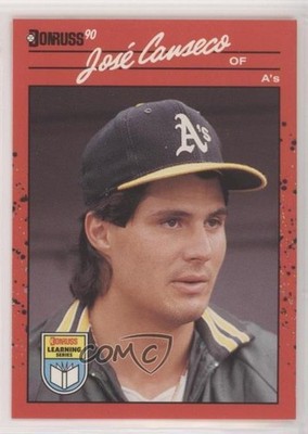 1990 Donruss Learning Series Jose Canseco #6 8k7