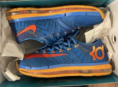 Nike KD 6 Elite Team Sneakers Kevin Durant 9.5 Blue/Orange | eBay