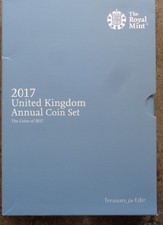 2017 Royal Mint Brilliant UNC Annual Coin Year Set