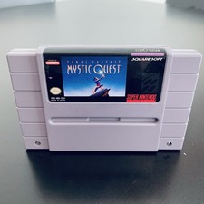 Final Fantsy Mystic Quest Super Nintendo SNES Original Authentic Game Tested!