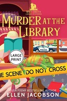 Murder At The Library Large Print Edition Ellen Jacobson Taschenbuch Englisch