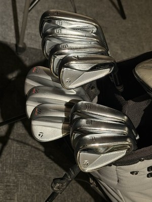 TaylorMade P7MC Forged Iron Set 4-PW + Wedges 50/52/56 RH Steel Stiff