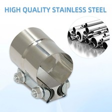 Exhaust Lap Joint Band Clamp 1.75 inch 45mm Heavy Duty 304 Stainless Steel Clamp