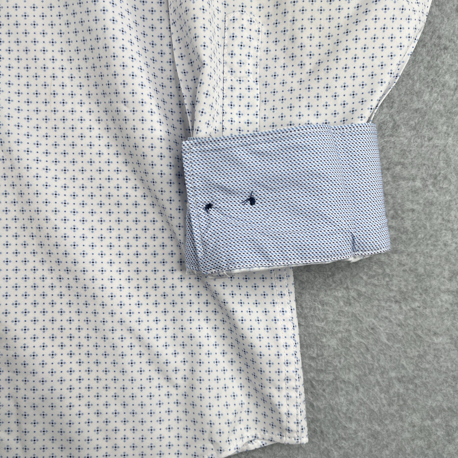 Construct Performance Stretch Shirt 2XL White Geo… - image 2