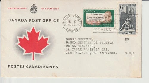 CANADA, 1968 War memorial, McCraes  FDC / 2373