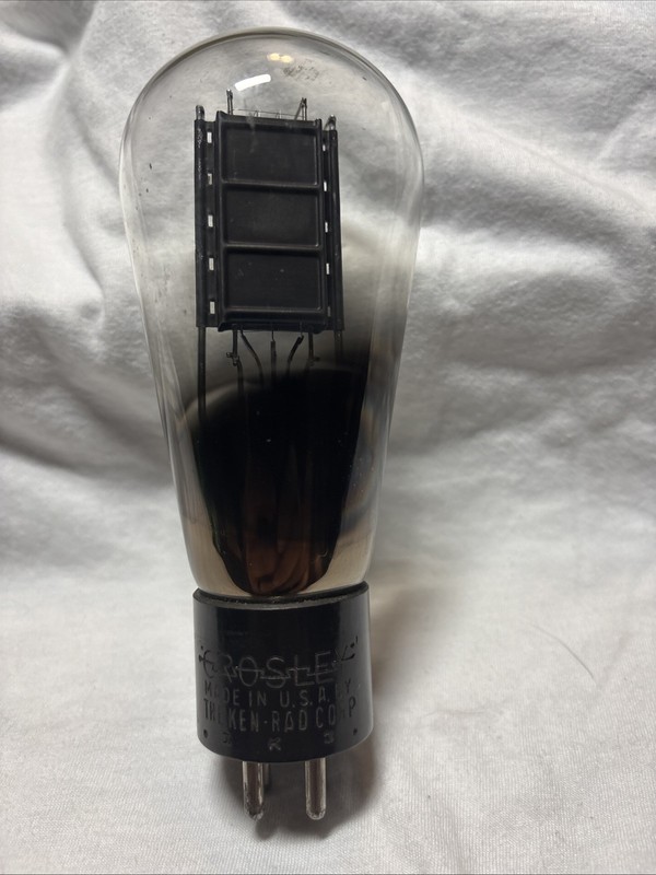 Crosley Type 10 Vacuum Tube Tested Strong On Tv 7Du