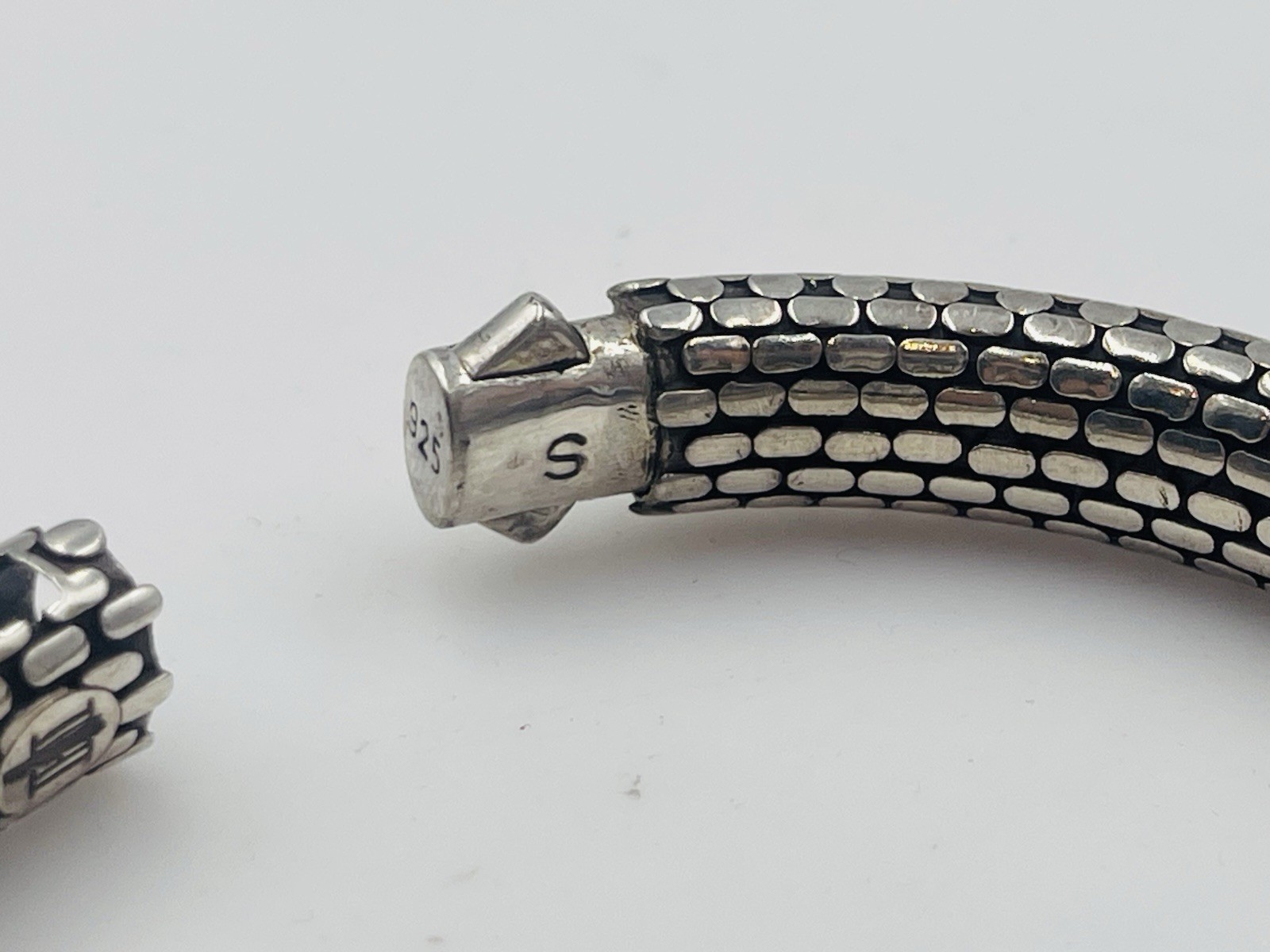 John Hardy Sterling Silver Dot Pattern Hidden Cla… - image 5