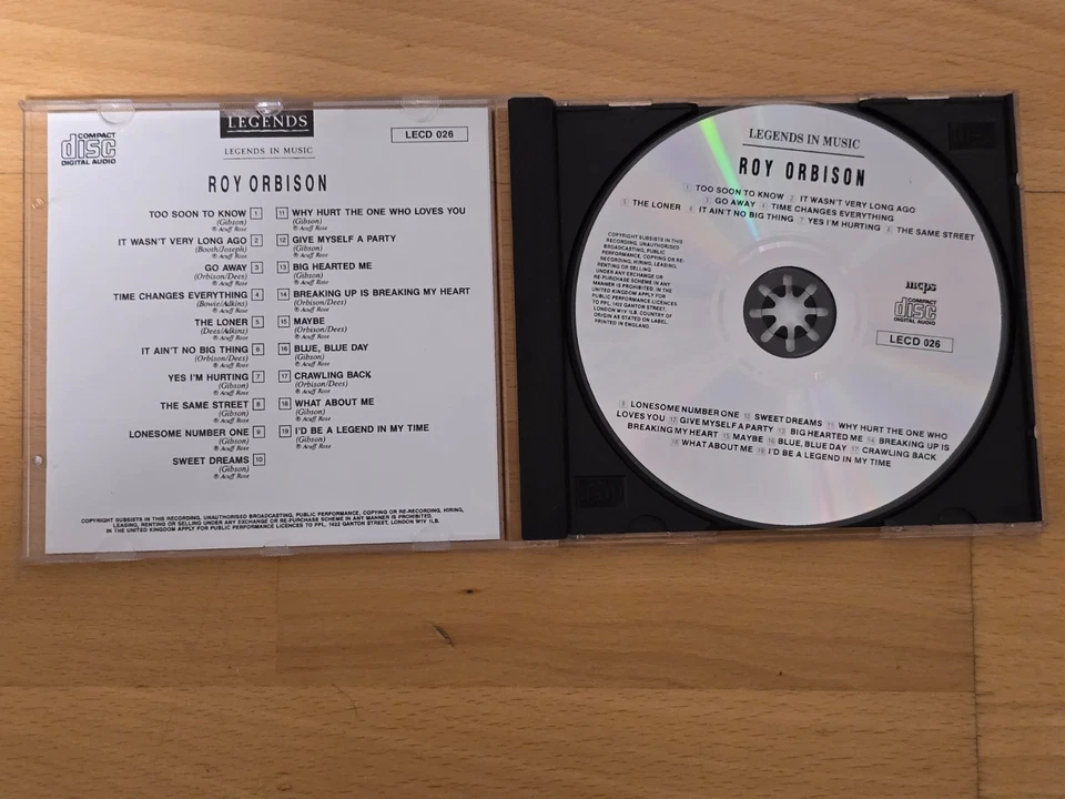 CD - Roy Orbison - Legends In Music - Bild 3 von 3