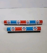 2 - Vintage Pepsi Soda-Spring Roll Shelf Liner-Store Display Cover - 9" & 7"
