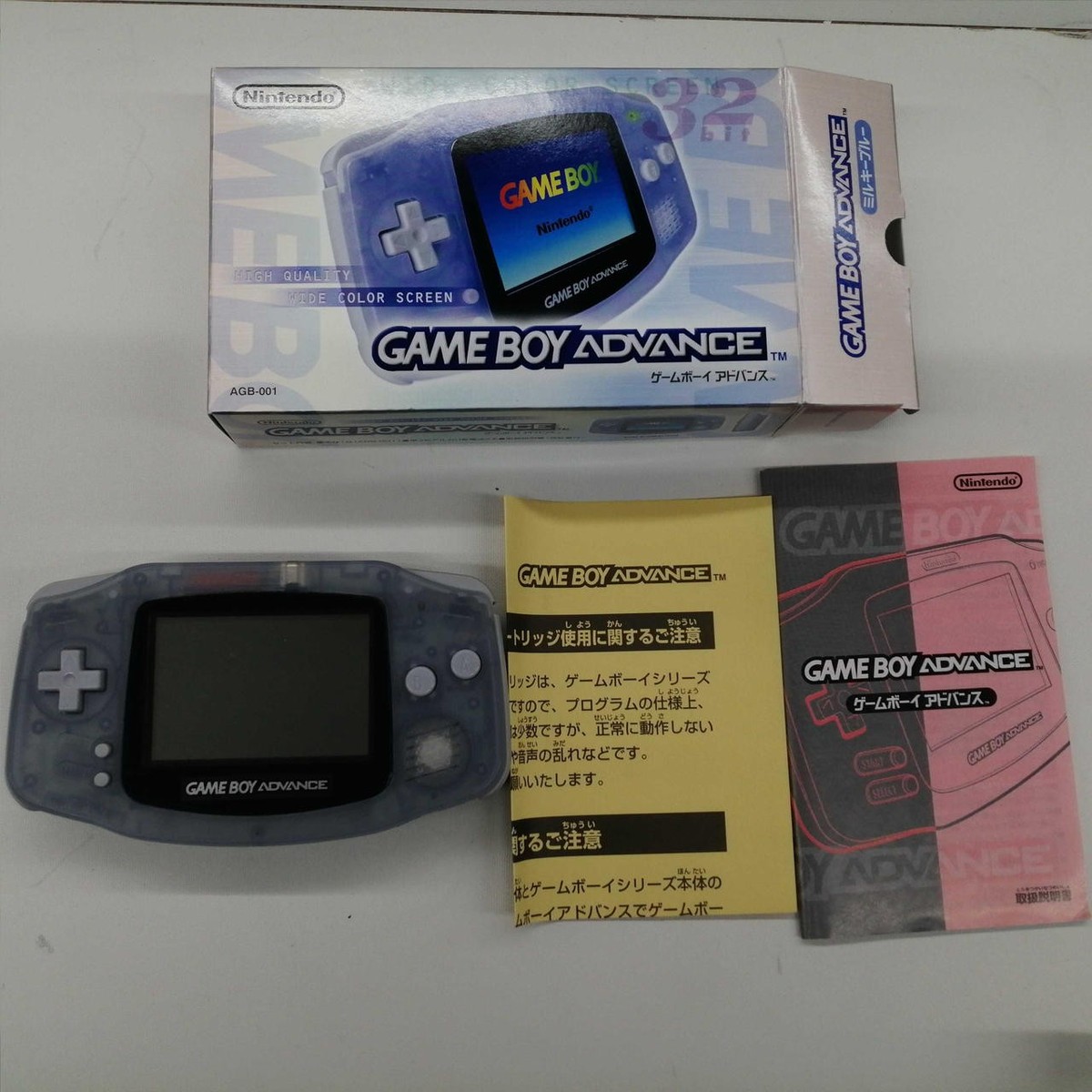 Nintendo Switch Nintendo GAMEBOY ADVANCE AGB-S-MBA Nintendo Agb-001 Agb-S-Mba Gba Milky Blue h27_0511 | eBay