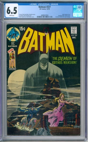 Batman 227 CGC Graded 6.5 FN+ White Pages Neal Adams DC Comics 1970