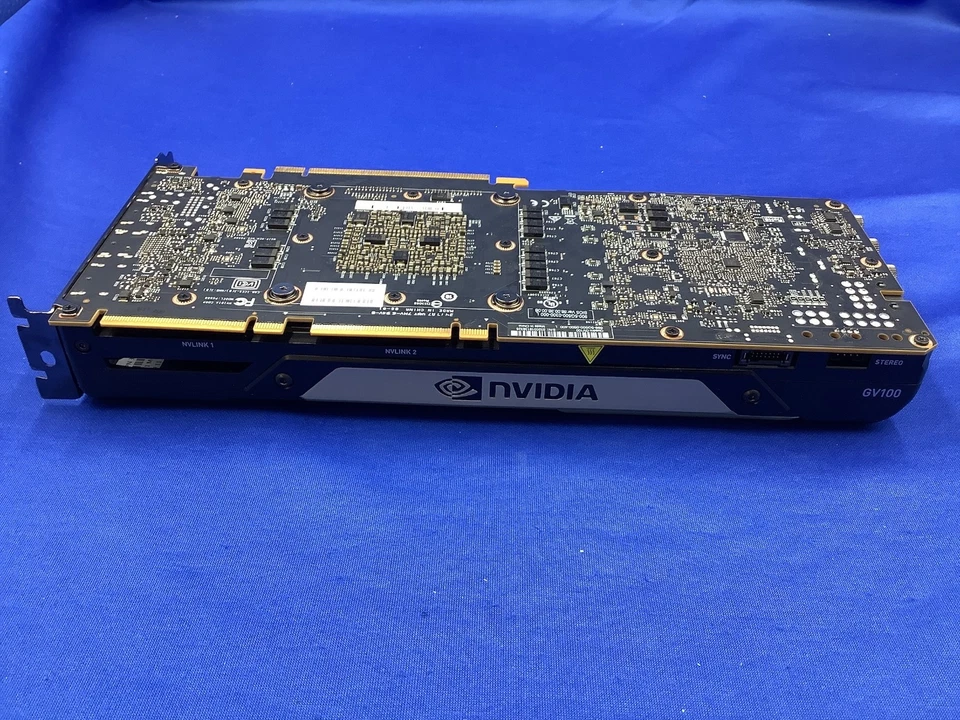 NVIDIA Quadro GV100 32GB HBM2 PCIe Professional Graphics Card HP L11435-001 - Image 2 of 4
