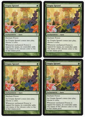 Dissension  MTG  Playset  Utopia Sprawl   Magic