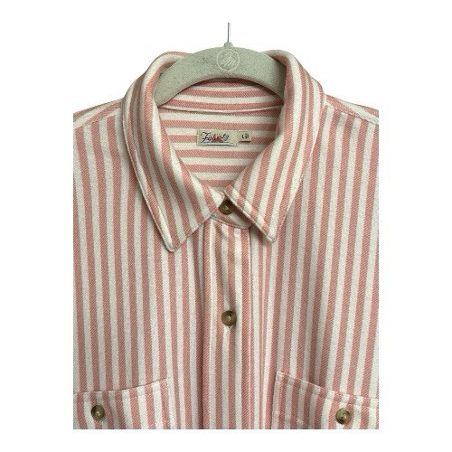 Faherty Legend Sweater Shirt Striped Button Down … - image 2