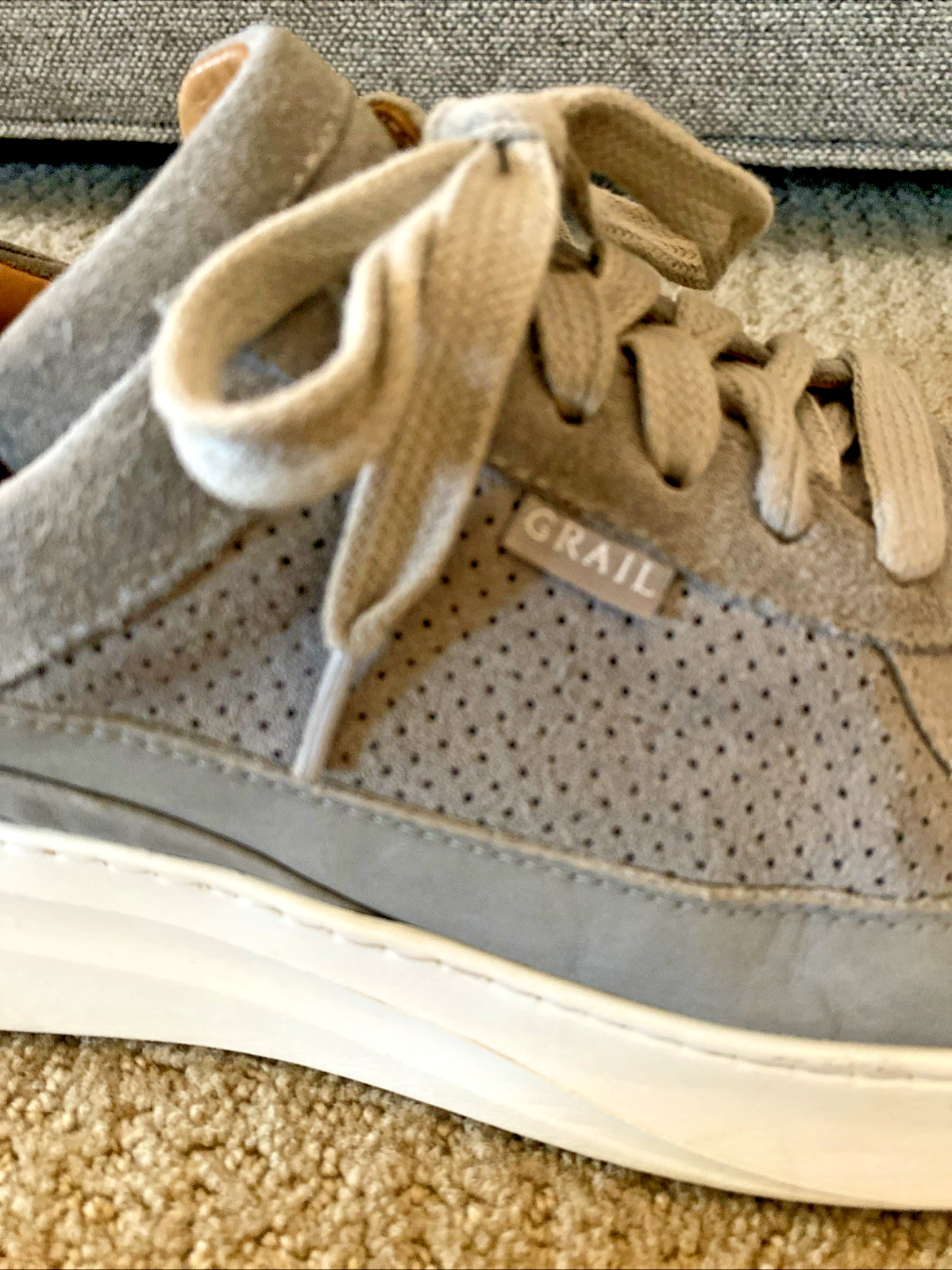 GRAIL Showman Mens Italian Leather Low Top Sneaker US 10 11 RARE image 4