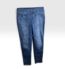 Chico's Pull On Jegging Women's US 8R Chico's 1R Blue Medium Wash Stretch Denim
