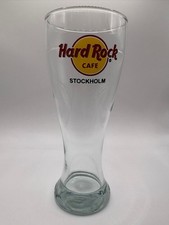 Hard Rock Cafe Stockholm Pilsner Style 20oz Collectible Beer Glass