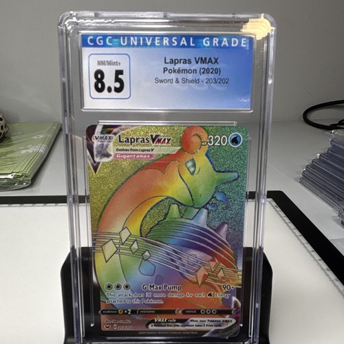 Lapras VMAX graded CGC 8.5 for sale on eBay