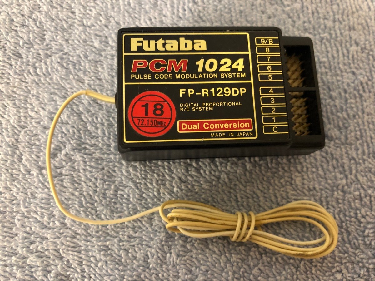 FUTABA 9ch PCM1024 72MHz CH 18 72.150 Receiver FP-R129DP | eBay FUTABA 9ch PCM1024 72MHz CH 18 72.150 Receiver FP-R129DP | eBay