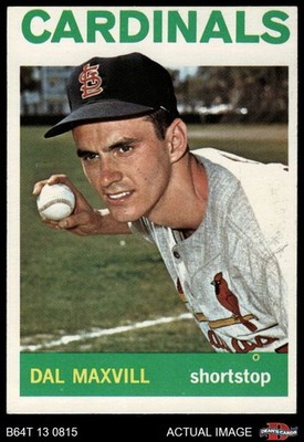 1964 Topps #563 Dal Maxvill Cardinals 5 - EX