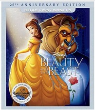 Beauty and the Beast: 25th Anniversary Edition Blu-ray/DVD, 2016 Open