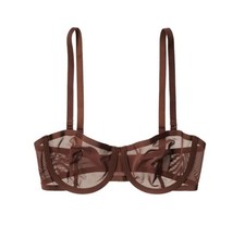 NWOT Cuup Bra The Balconette Mesh Expresso Sz 32D