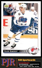 Valeri Kamensky 1992-93 Upper Deck #27 Quebec Nordiques
