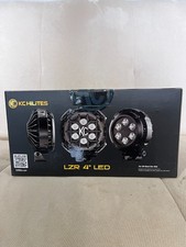 KC HiLiTES 4" Round LZR LED Light Compact Off-Road Driving light PAIR 24Watts ea