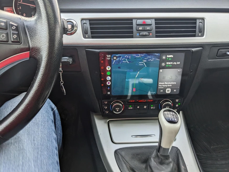 Radio de coche estéreo Carplay 8 núcleos 4+64G para BMW serie 3 E90/E91/E92/E93 2005-2011 Foto 4 de 4