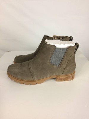 Open Box Sorel Emelie III Chelsea WP Women's Casual Boots, Major/Gum 2, W7