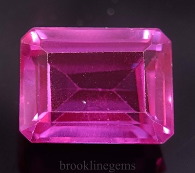 Natural Pink Ruby 12.85 Ct Emerald Cut 14×6 mm EGL Certified Gemstone 5ADK