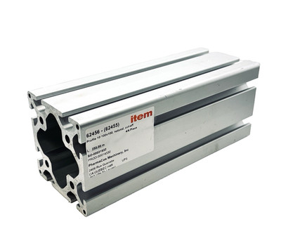 T Slot 100x100 x 250L Aluminum Extrusion Anodized Linear Rail Profile 10 Natural