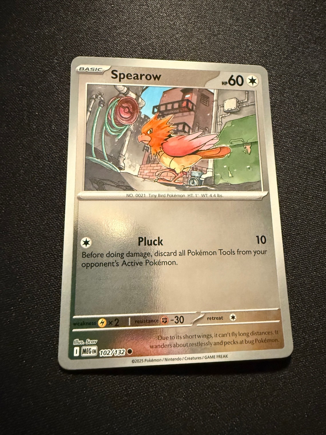 Spearow Normal Common ME01: Mega Evolution 102/132 LP