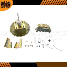 11 Zinc Power Brake Booster Master Cylinder Disc Drum For Gm A F X Body 1964-72