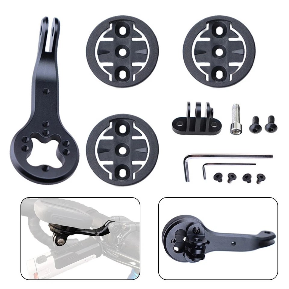 Stand Bike Computer Holder Bracket Kit Set For TREK Bontrager Blendr Stem - Image 3 of 4