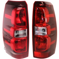Tail Light Set For 2007-2013 Chevrolet Avalanche Driver and Passenger Side