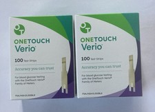 200 One Touch Verio Blood Glucose Test Strips EXP: 05-2026 FREE SHIPPING