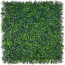Artificial Grass Wall Backdrop Panels 10x10 Inch 16-Pack 11.2 sqft