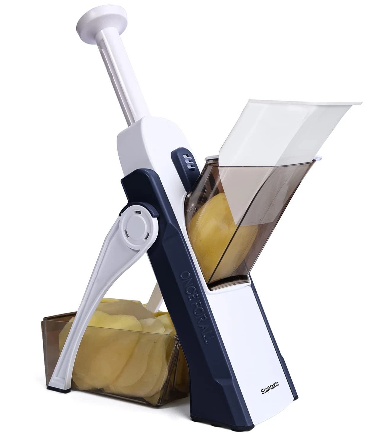 SUPMAKIN Safest Mandoline Vegetable Slicer Potato Chip Cutter