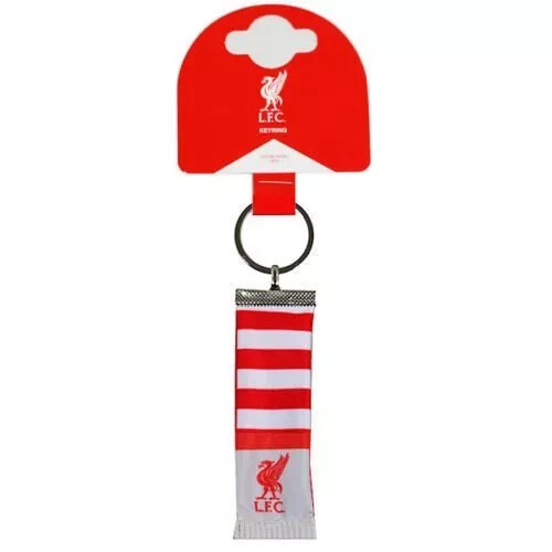 Liverpool FC Bar Scarf Keyring - Football Gift Xmas Birthday Officially Licensed - Picture 1 of 3