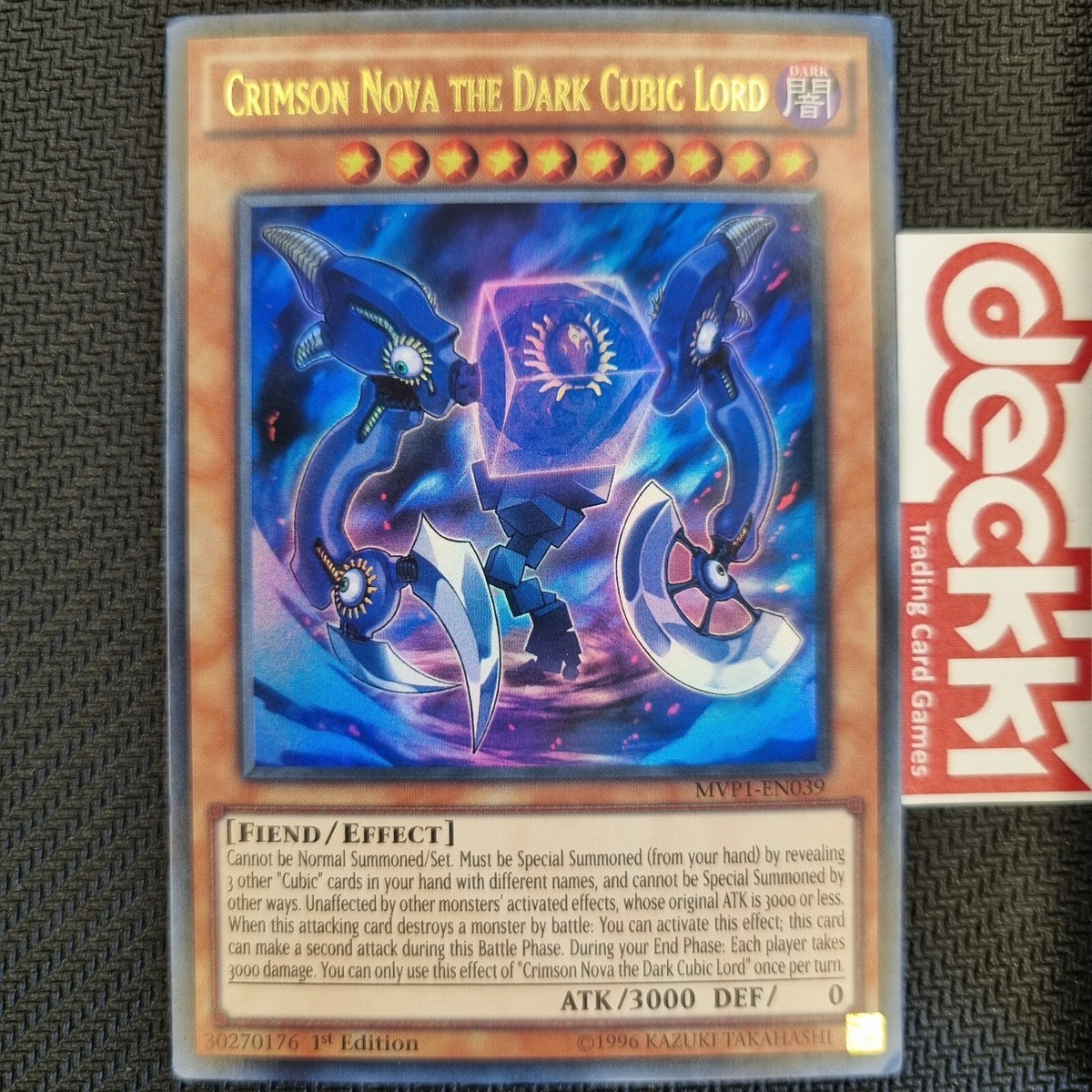 Yu-Gi-Oh! Cubic Wave Gold Rare Card - MVP1-ENG42, 1st Edition From The Dark Side Of Dimensions Movie Pack - View #12